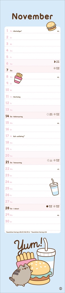 Weitere Ansicht: Pusheen Langplaner 2027