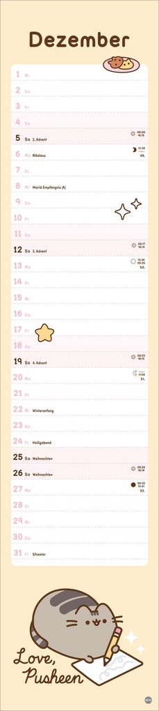 Weitere Ansicht: Pusheen Langplaner 2027