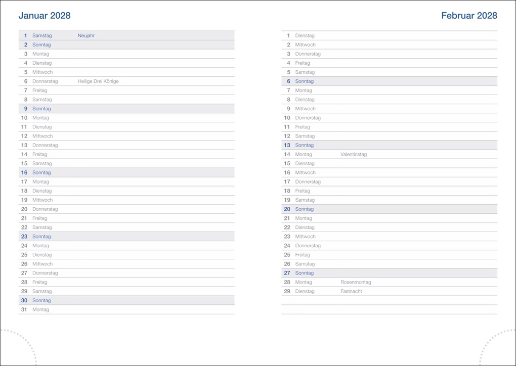 Weitere Ansicht: Tages-Cheftimer A5, schwarz 2027