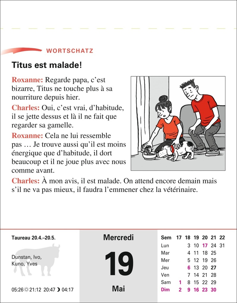 Weitere Ansicht: Französisch Sprachkalender 2027 - Französisch lernen leicht gemacht - Tagesabreißkalender | Olivia Tournadre