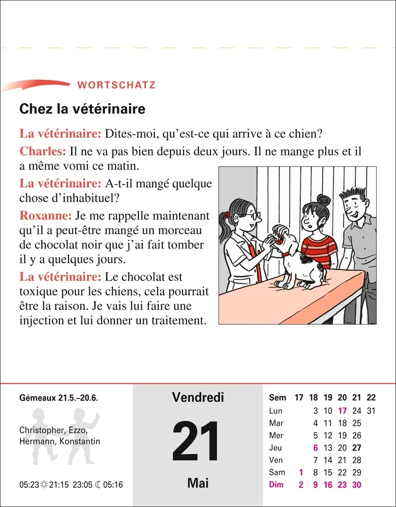 Weitere Ansicht: Französisch Sprachkalender 2027 - Französisch lernen leicht gemacht - Tagesabreißkalender | Olivia Tournadre