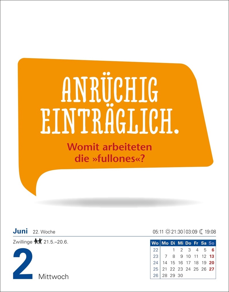 Weitere Ansicht: Was so nicht im Lexikon steht Tagesabreißkalender 2027 - Kuriositäten, Histörchen und merkwürdige Geschichten | Joachim Heimannsberg