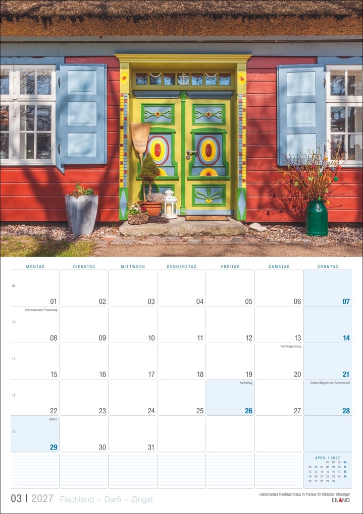 Weitere Ansicht: Fischland - Darß - Zingst Kalender 2027