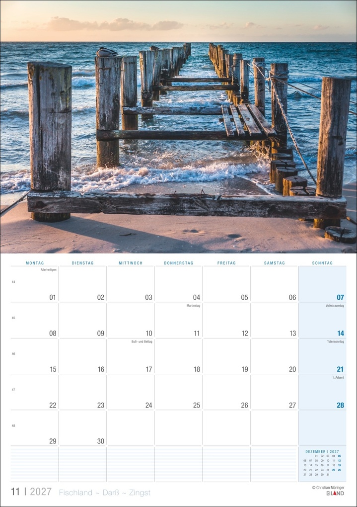 Weitere Ansicht: Fischland - Darß - Zingst Kalender 2027