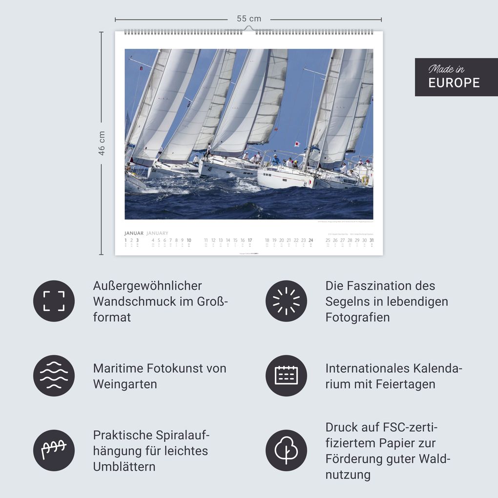 Weitere Ansicht: Sailing Kalender 2027