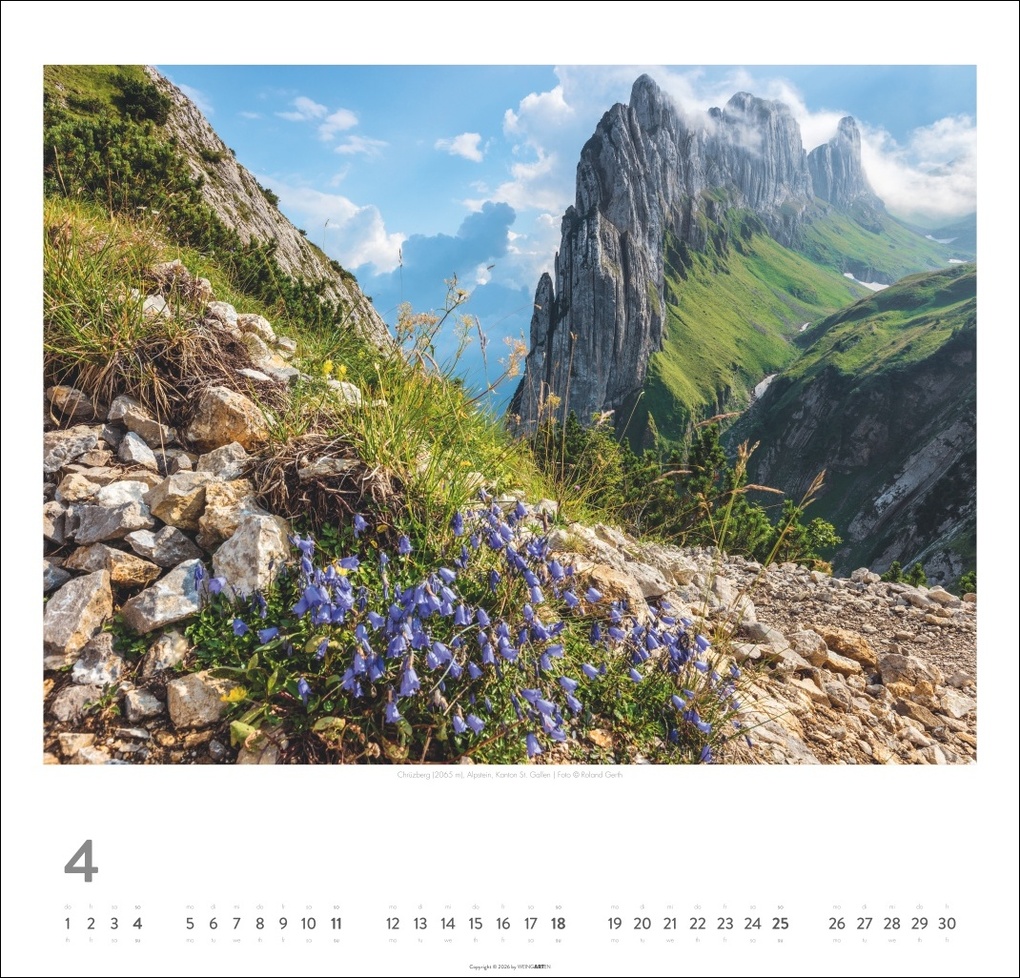 Weitere Ansicht: Schweiz Kalender 2027 - Schönste Landschaften und Ansichten