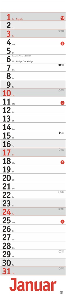 Weitere Ansicht: Langplaner, rot 2027