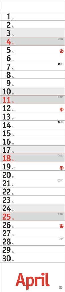 Weitere Ansicht: Langplaner, rot 2027