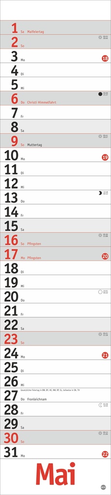 Weitere Ansicht: Langplaner, rot 2027