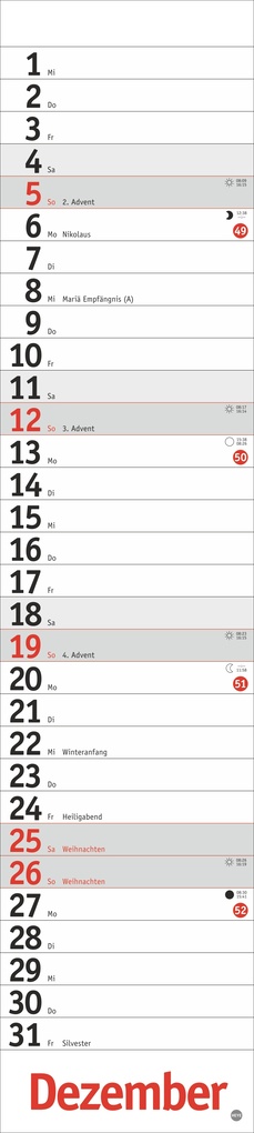 Weitere Ansicht: Langplaner, rot 2027