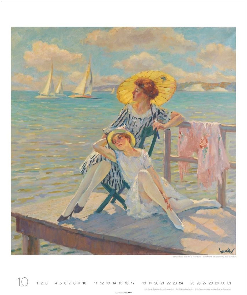 Weitere Ansicht: Die schönsten Meereslandschaften Kalender 2027 | Henri Matisse, Claude Monet, Max Liebermann