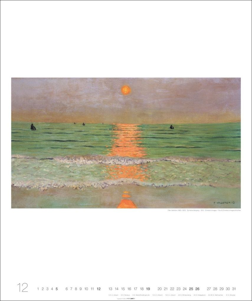 Weitere Ansicht: Die schönsten Meereslandschaften Kalender 2027 | Henri Matisse, Claude Monet, Max Liebermann