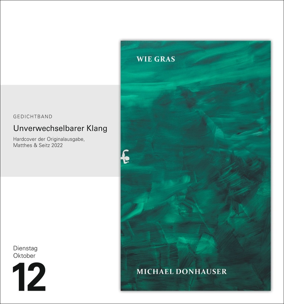 Weitere Ansicht: Literatur Tagesabreißkalender 2027 - Kulturkalender - Autoren, Werke, Hörbücher | Brigitte Lotz, Dirk Michel