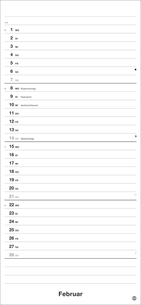 Weitere Ansicht: Black&White Planer 2027