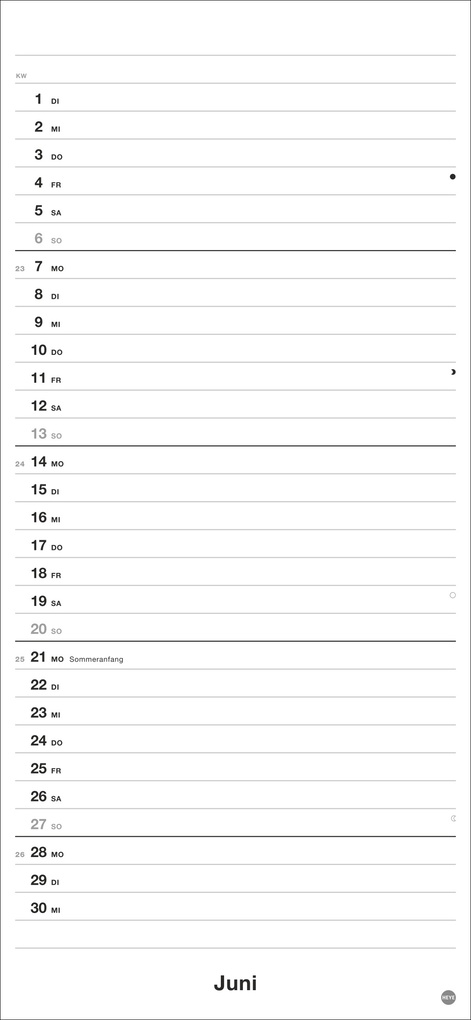 Weitere Ansicht: Black&White Planer 2027