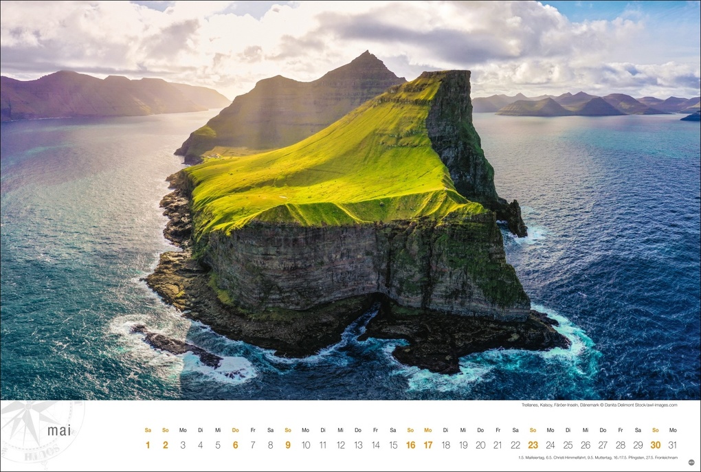 Weitere Ansicht: Skandinavien Globetrotter Kalender 2027 - Von stillen Wäldern, Seen und Fjorden