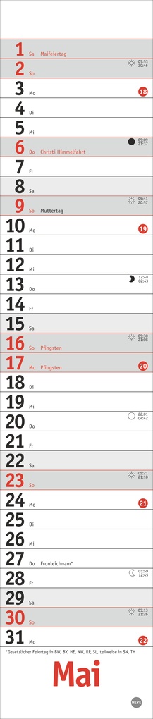 Weitere Ansicht: Langplaner mini, rot 2027