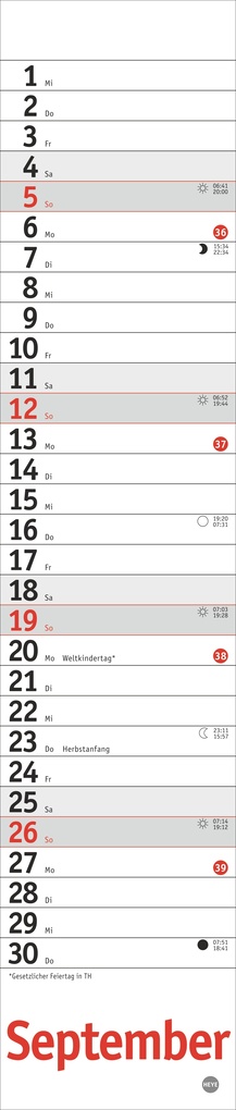 Weitere Ansicht: Langplaner mini, rot 2027