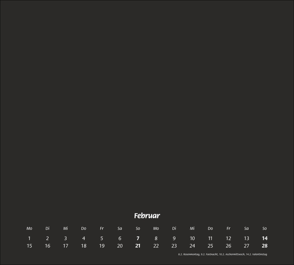 Weitere Ansicht: times&more Bastelkalender schwarz 2027