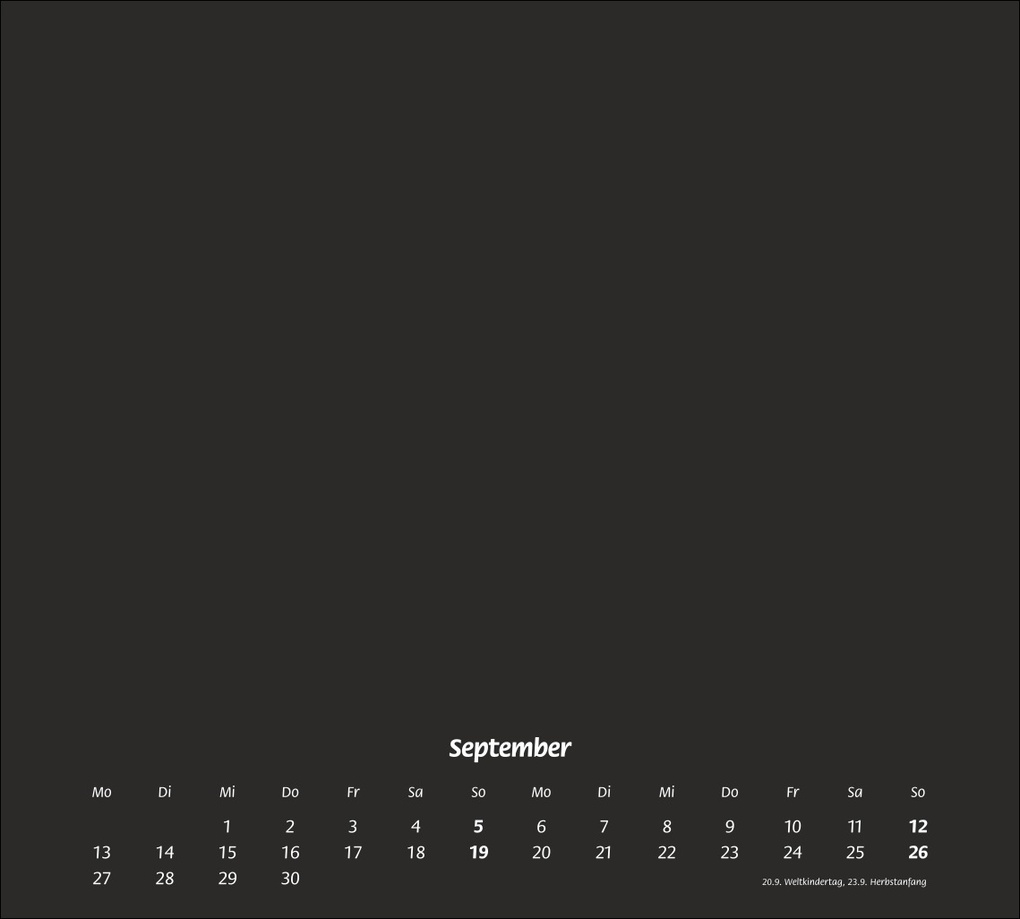 Weitere Ansicht: times&more Bastelkalender schwarz 2027