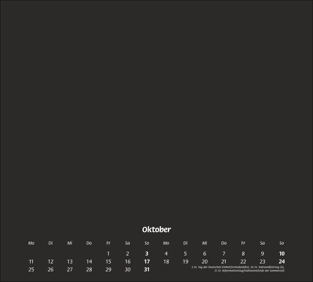 Weitere Ansicht: times&more Bastelkalender schwarz 2027
