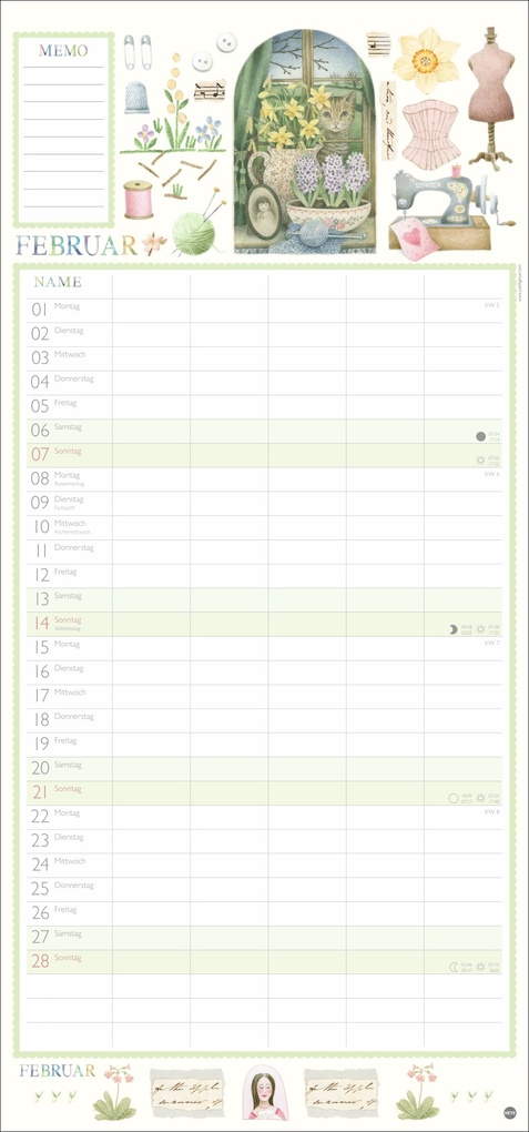 Weitere Ansicht: Judith Glover: Familienplaner 2027 | Judith Glover