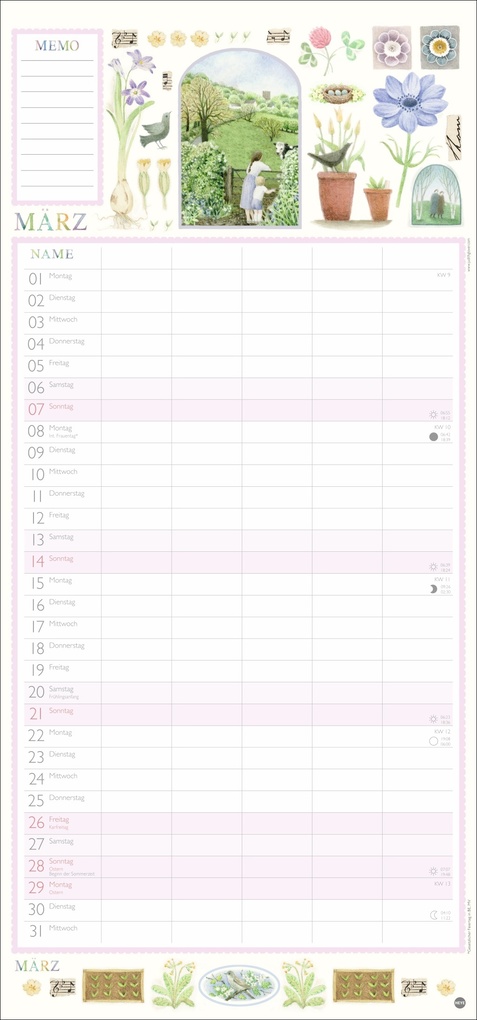 Weitere Ansicht: Judith Glover: Familienplaner 2027 | Judith Glover