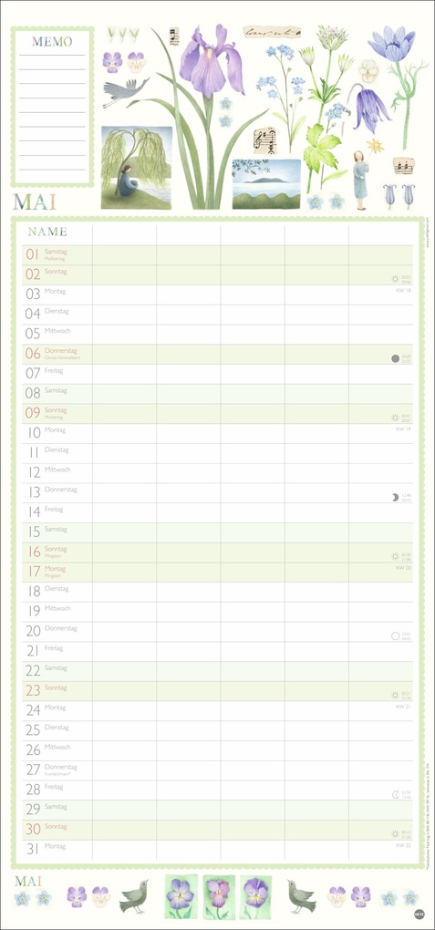 Weitere Ansicht: Judith Glover: Familienplaner 2027 | Judith Glover