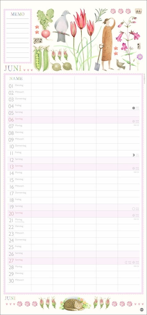 Weitere Ansicht: Judith Glover: Familienplaner 2027 | Judith Glover