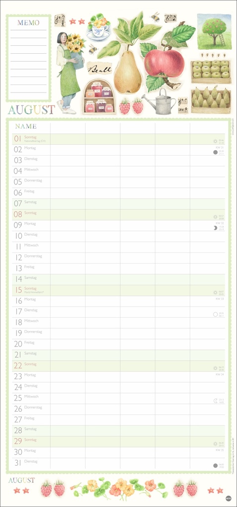 Weitere Ansicht: Judith Glover: Familienplaner 2027 | Judith Glover