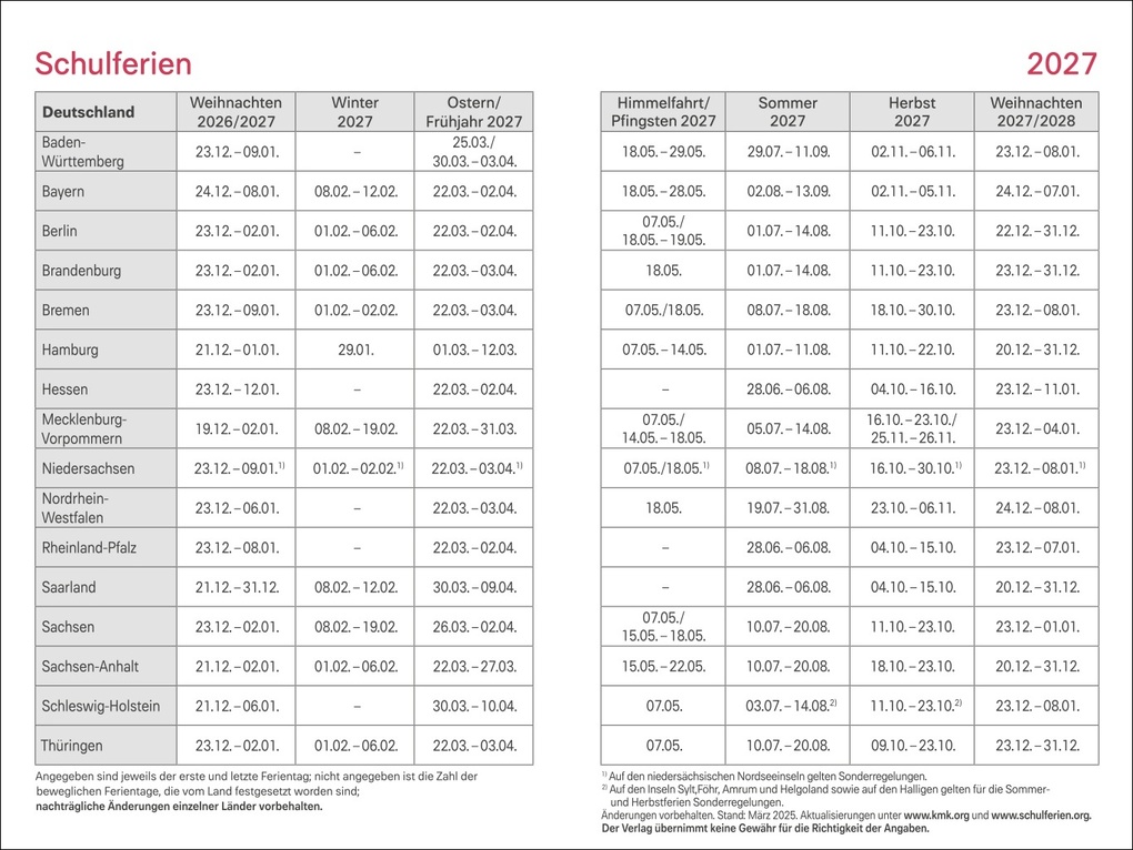 Weitere Ansicht: Rentner Kalenderbuch A6 2027