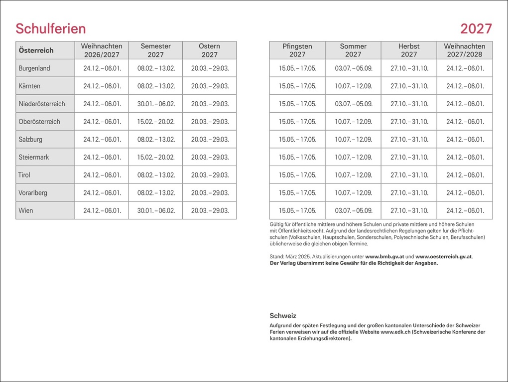 Weitere Ansicht: Rentner Kalenderbuch A6 2027