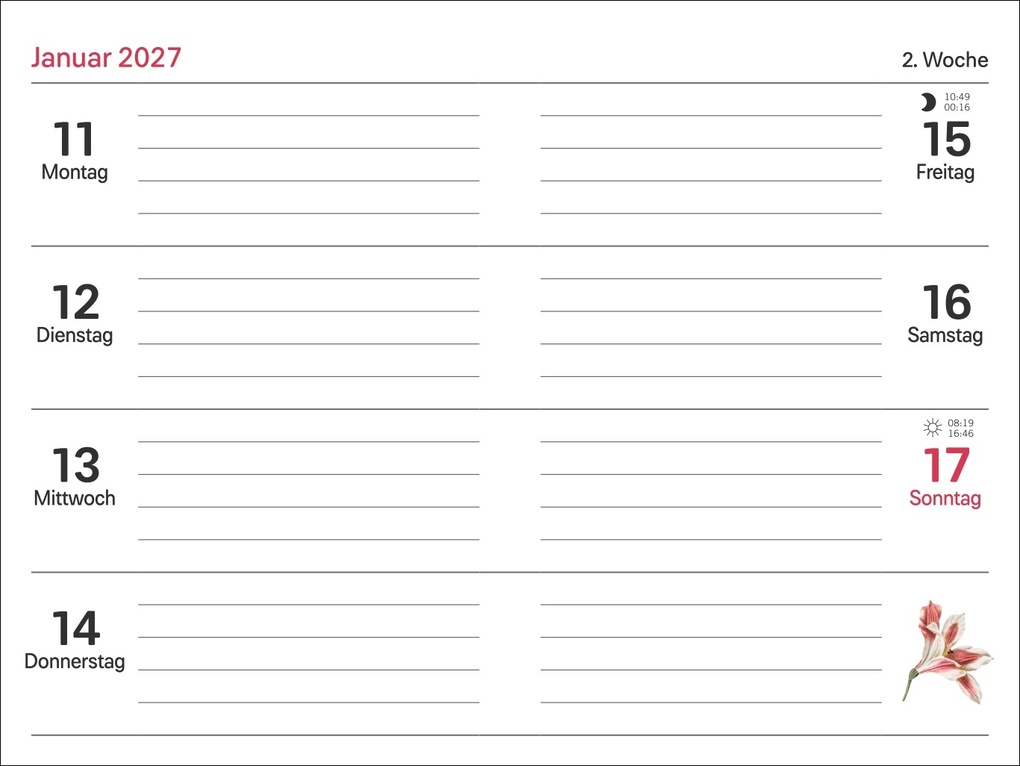 Weitere Ansicht: Rentner Kalenderbuch A6 2027