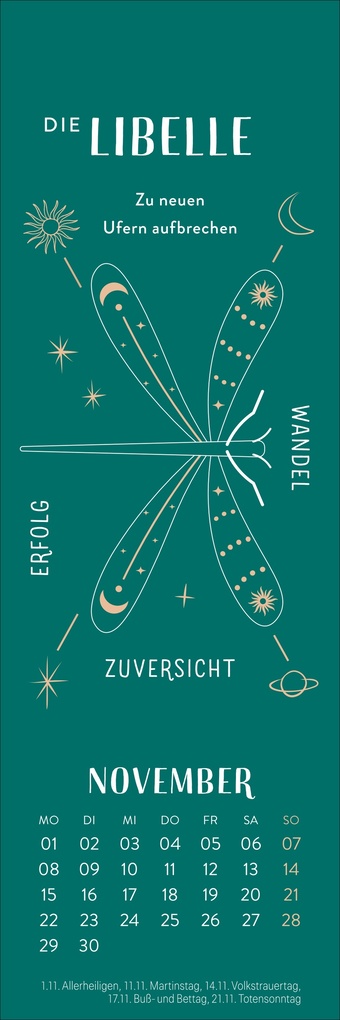 Weitere Ansicht: Krafttiere Lesezeichen & Kalender 2027