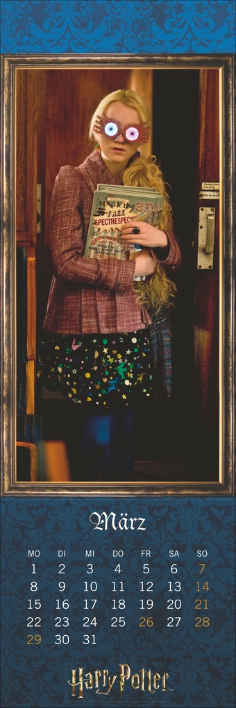 Weitere Ansicht: Harry Potter Lesezeichen & Kalender 2027