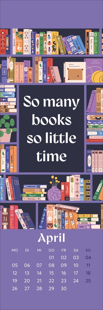 Weitere Ansicht: Book Love Lesezeichen & Kalender 2027