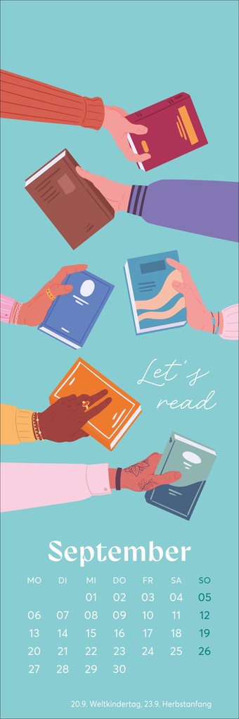 Weitere Ansicht: Book Love Lesezeichen & Kalender 2027