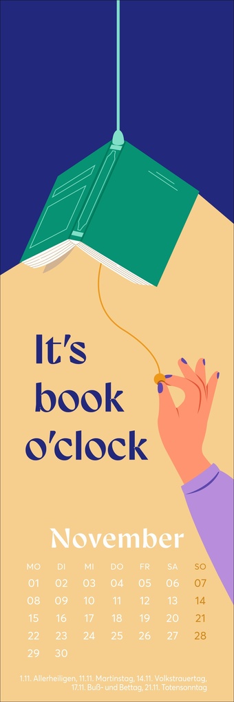 Weitere Ansicht: Book Love Lesezeichen & Kalender 2027