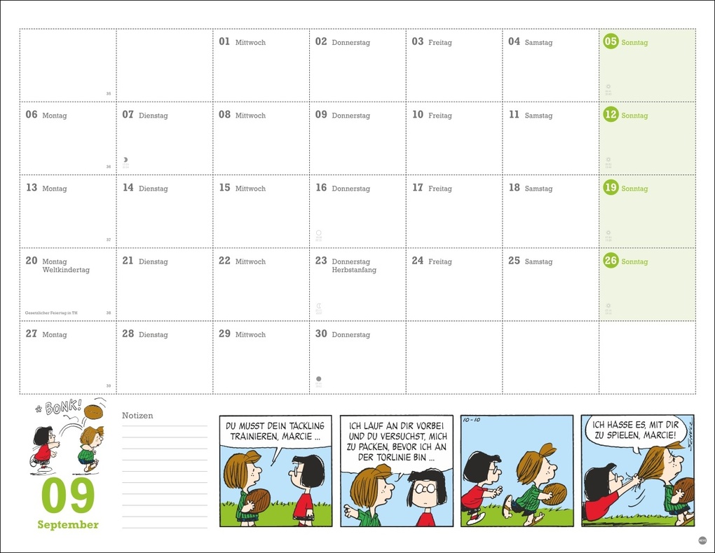 Weitere Ansicht: Peanuts Monatsplaner 2027