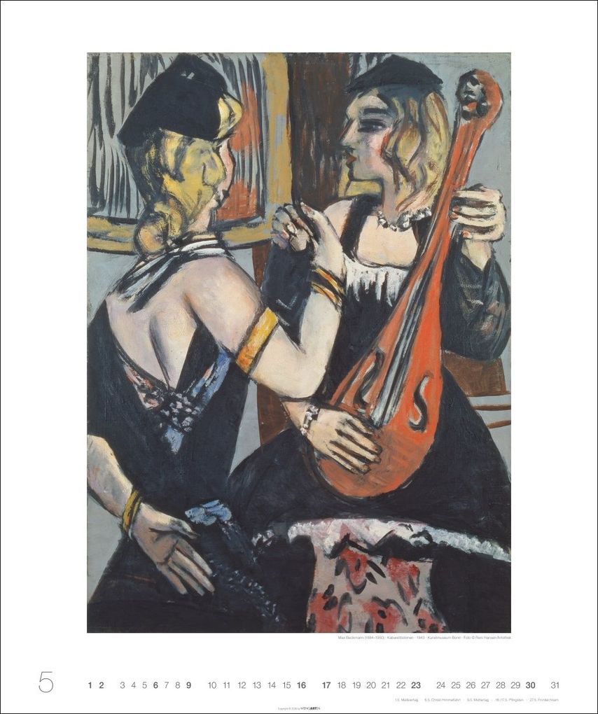 Weitere Ansicht: Allegro - Musik in der Kunst Kalender 2027 - Musik in der Kunst