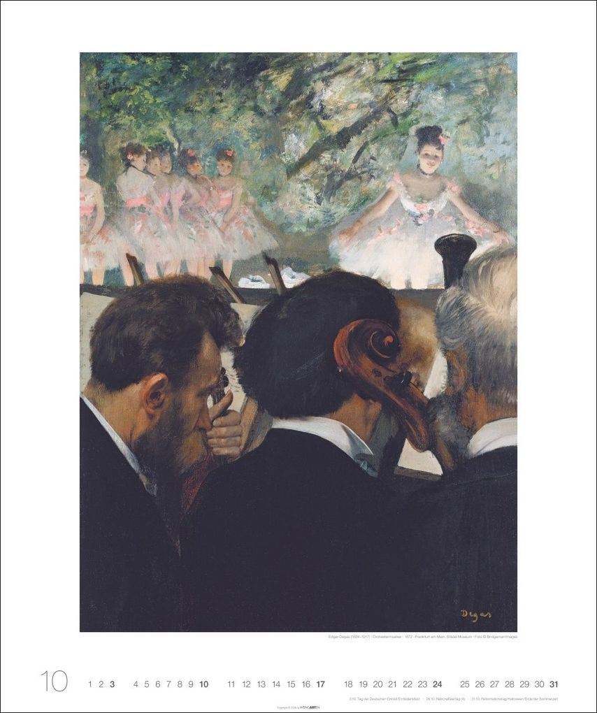Weitere Ansicht: Allegro - Musik in der Kunst Kalender 2027 - Musik in der Kunst