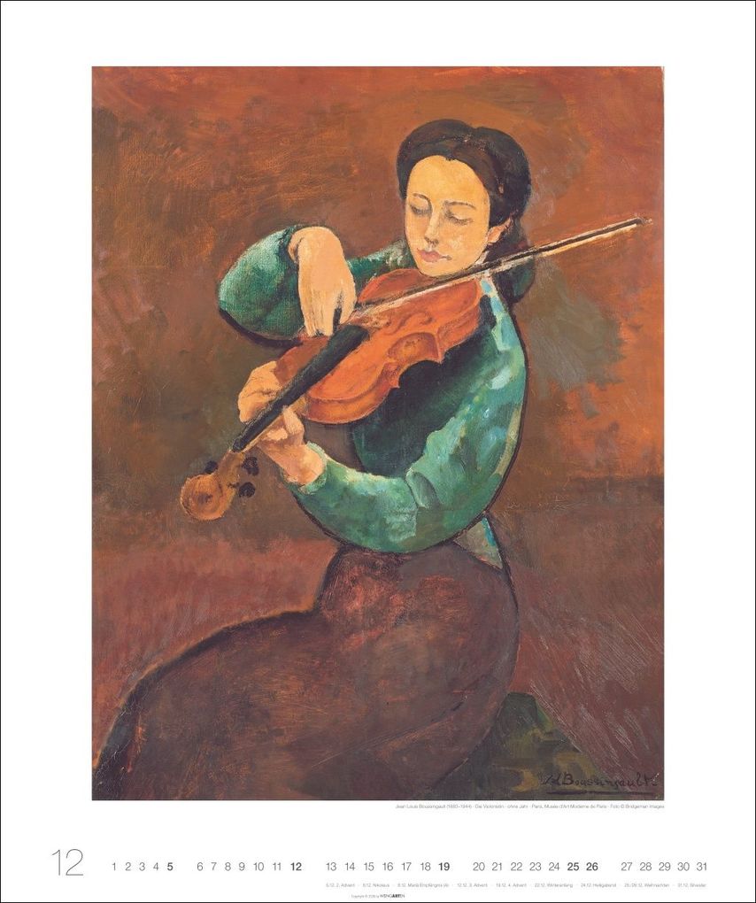 Weitere Ansicht: Allegro - Musik in der Kunst Kalender 2027 - Musik in der Kunst