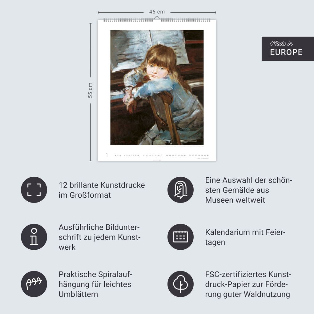 Weitere Ansicht: Allegro - Musik in der Kunst Kalender 2027 - Musik in der Kunst