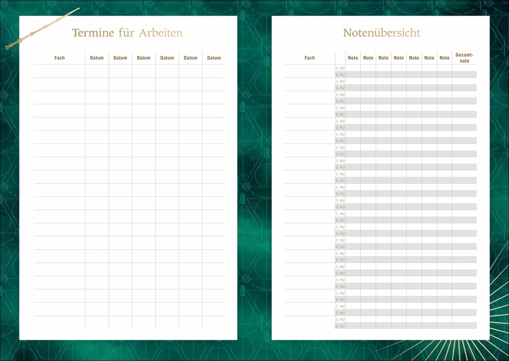 Weitere Ansicht: Harry Potter 17-Monats-Kalenderbuch A5 2027 - 17 Monate. Von August 2026 bis Dezember 2027