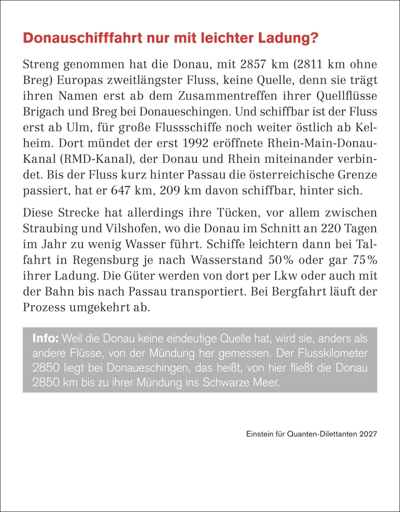 Weitere Ansicht: Einstein für Quanten-Dilettanten Tagesabreißkalender 2027 - Ein vergnüglicher Crashkurs in Sachen Naturwissenschaften | Elena Bernard, Ilja Rückmann, Michael Schweer-de Bailly