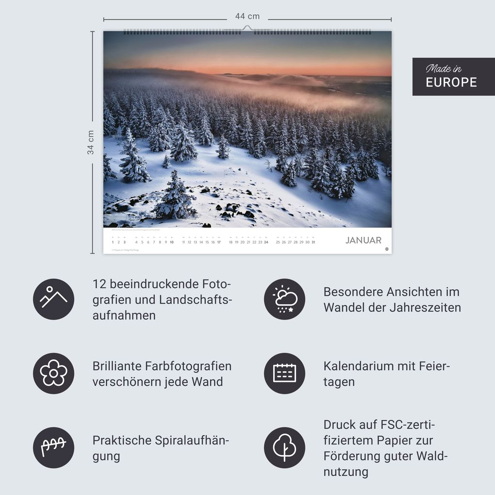Weitere Ansicht: Magie des Lichts Posterkalender 2027