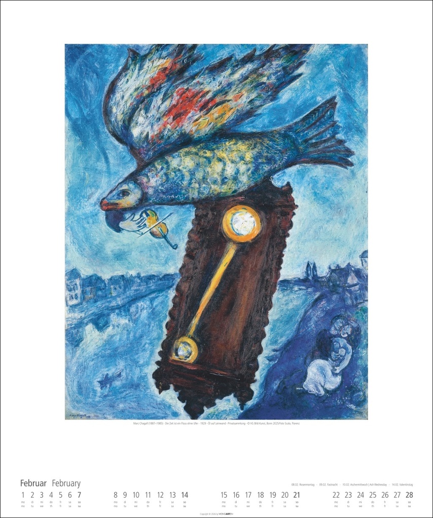 Weitere Ansicht: Marc Chagall Kalender 2027 | Marc Chagall