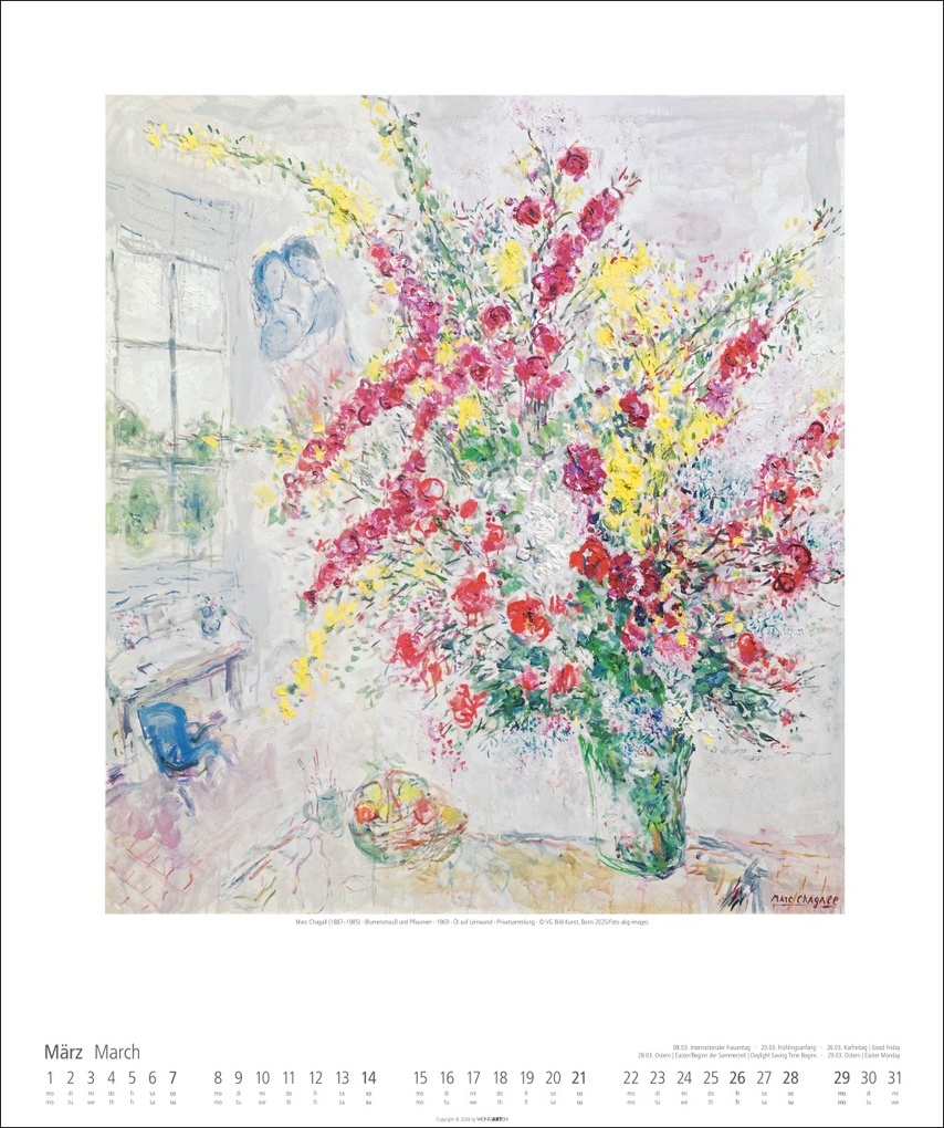 Weitere Ansicht: Marc Chagall Kalender 2027 | Marc Chagall