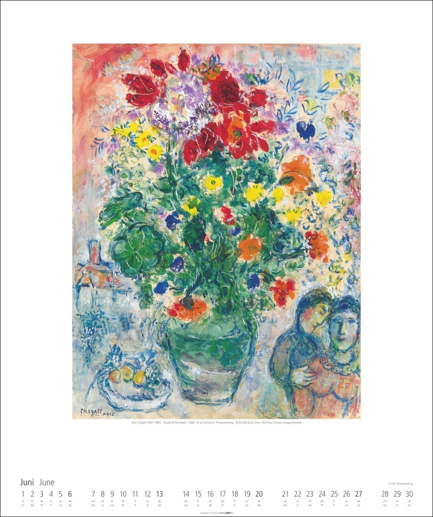 Weitere Ansicht: Marc Chagall Kalender 2027 | Marc Chagall