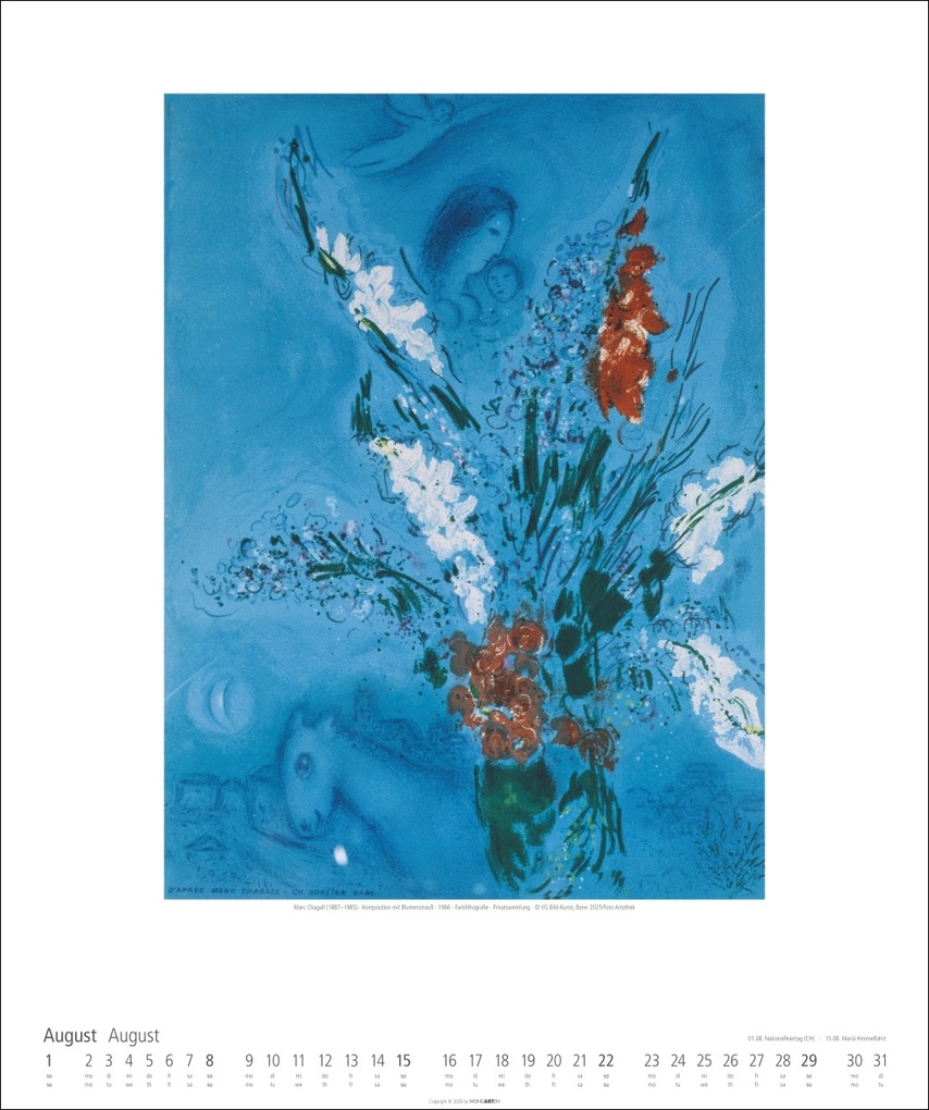 Weitere Ansicht: Marc Chagall Kalender 2027 | Marc Chagall